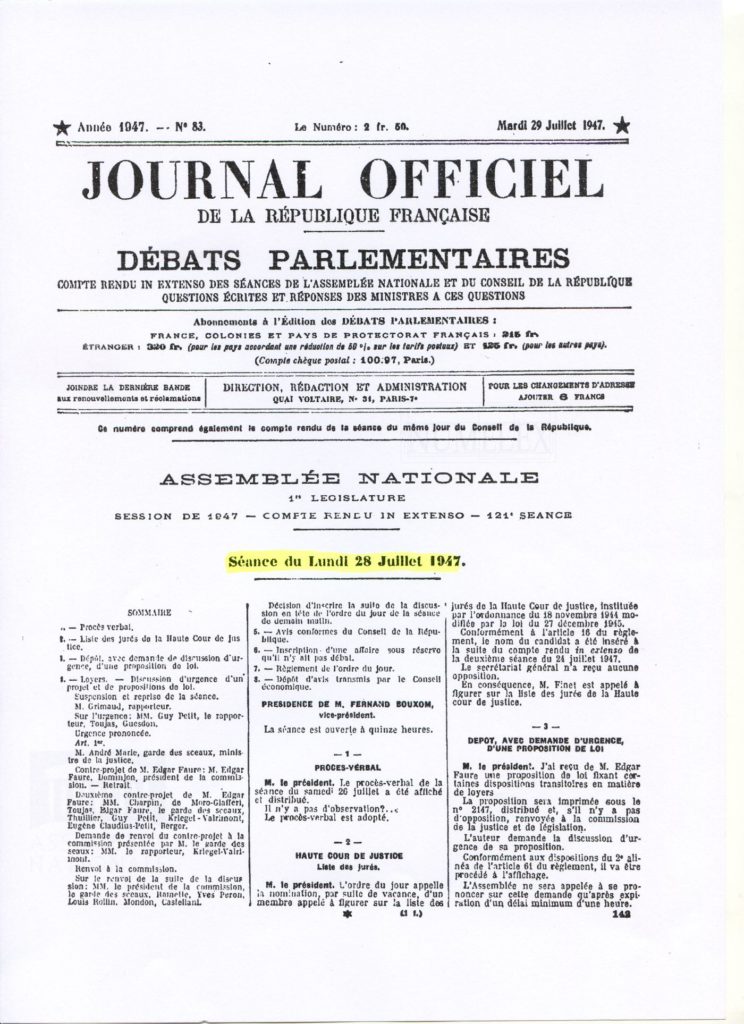 Déporté militaire 1947 1