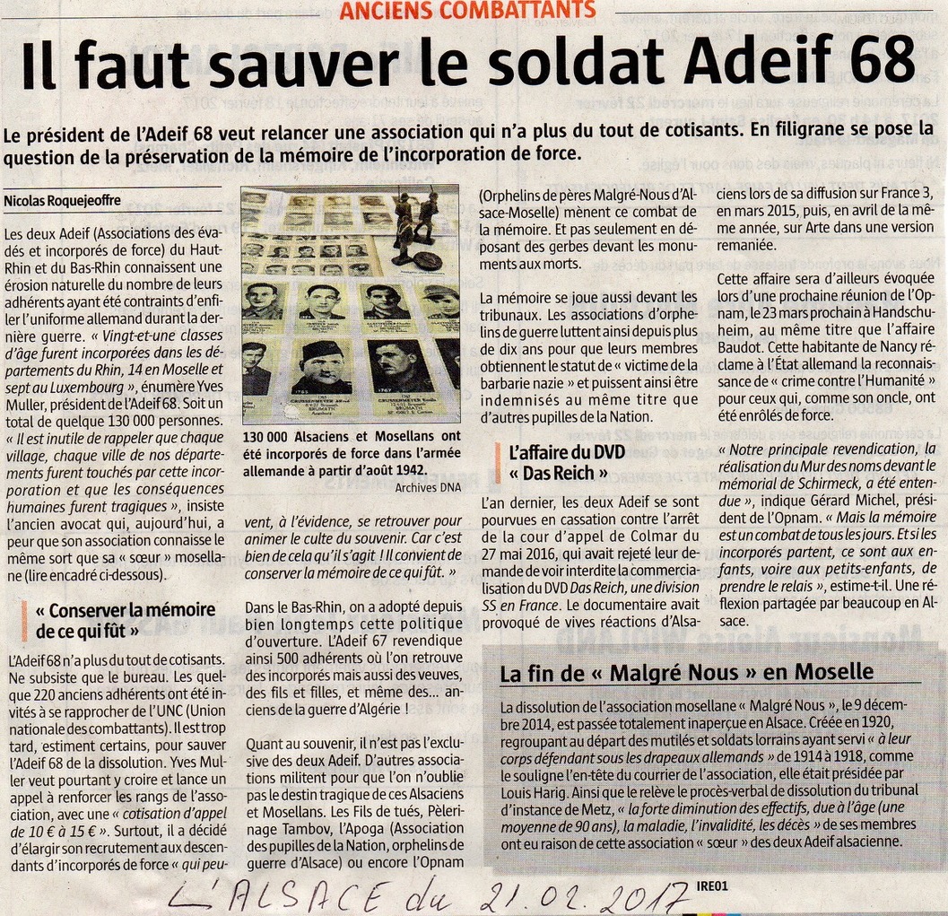 L'Alsace du 21.2.2017
